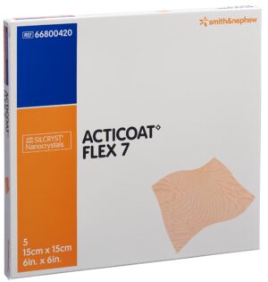ACTICOAT FLEX 7 Wundverband 15x15cm 5 Stk