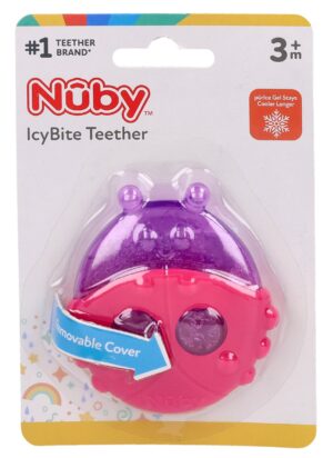 NUBY Kuehlbeissring Tiere mit Cover