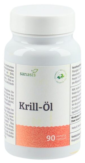SANASIS Krill Oil Kaps Ds 90 Stk