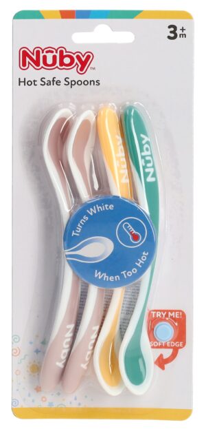 NUBY Breiloeffel waermesens Soft Sens Flex gew 4 Stk