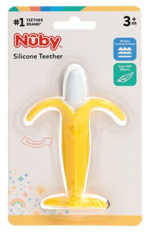 NUBY Zahnungshilfe in Bananenform 3M+