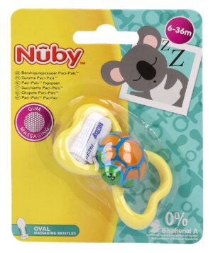 NUBY Nuggi Paci-Pals oval Silikon Noppen 6-36