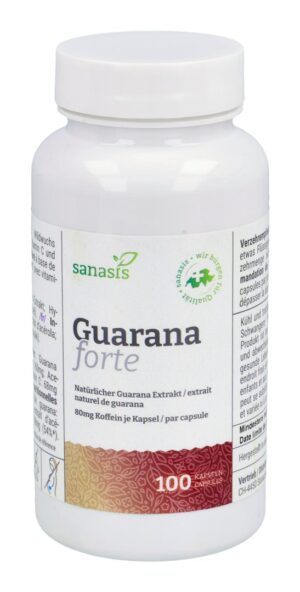 SANASIS Guarana forte Kaps Ds 100 Stk