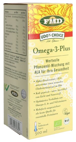 UDOS CHOICE Bio Pflanzenoel Fl 500 ml