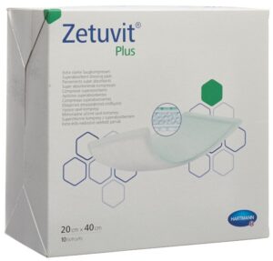 ZETUVIT Plus Absorptionsverband 20x40cm     10 Stk