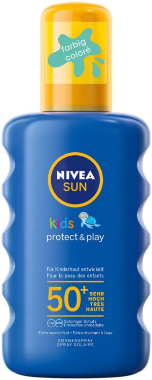 NIVEA Sun Kids Spr pflegend wasserf LSF50+ 200 ml