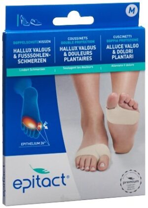 EPITACT Fusskissen Doppelschutz M 24-27cm   1 Paar