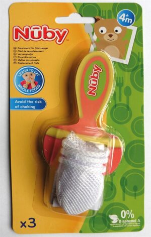 NUBY Ersatznetze Fruchtsauger Premium        3 Stk