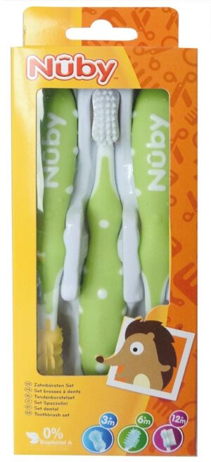 NUBY Zahnputztrainer 3 Stages