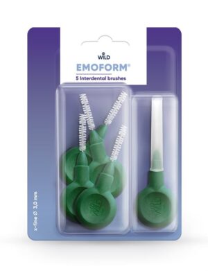 EMOFORM Interdentalbürsten 3.0mm dunkelgrün 5 Stk