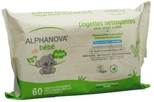 ALPHANOVA BB Pflegetücher Mandelöl Bio 60 Stk