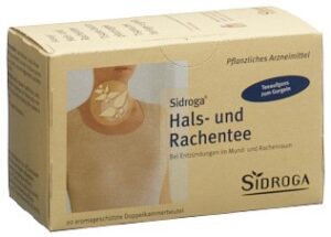 SIDROGA Hals- und Rachentee 20 Btl 2.500 g