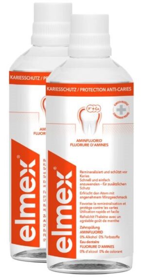 ELMEX KARIESSCHUTZ Zahnspülung Duo 2 Fl 400 ml