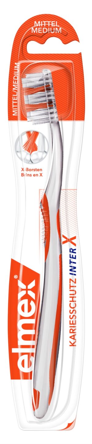 ELMEX KARIESSCHUTZ InterX Mittel Zahnbürste