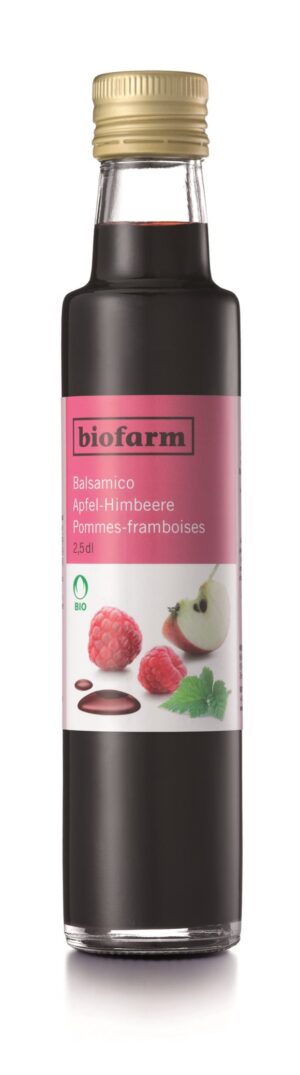 BIOFARM Balsamico Apfel Himbeere 250 ml