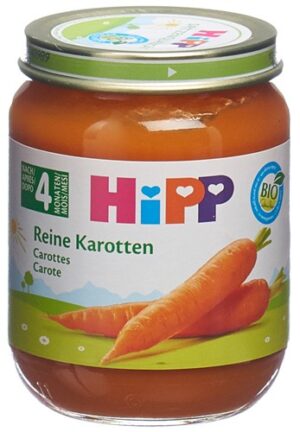 HIPP Reine Karotten                     Glas 125 g