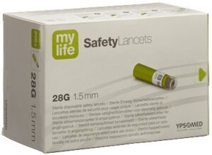 MYLIFE SafetyLancets Lanzetten 28G 200 Stk