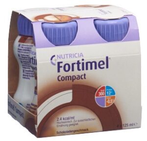FORTIMEL Compact 2.4 kcal Schokolade 4 Fl 125 ml