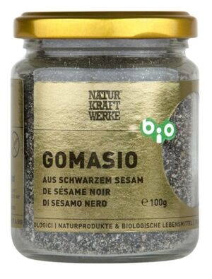 NATURKRAFTWERKE Gomasio schwarzer Sesam Bio  100 g