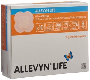 ALLEVYN LIFE Sil-Schaumver 12.9x12.9cm 10 Stk