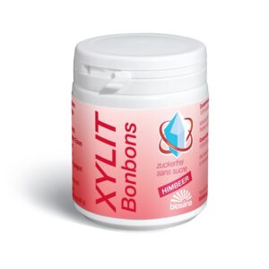 BIOSANA Xylit Bonbons Himbeer 80 Stk