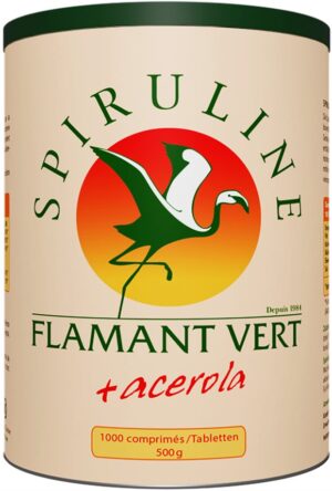 SPIRULINA Flamant Vert+Acerol Tabl 500 mg 1000 Stk