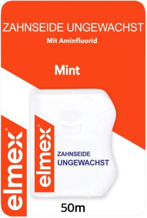 ELMEX Zahnseide 50m ungewachst