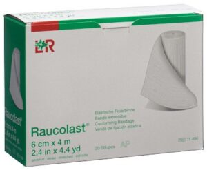 RAUCOLAST elastische Fixierbinde 6cmx4m     20 Stk