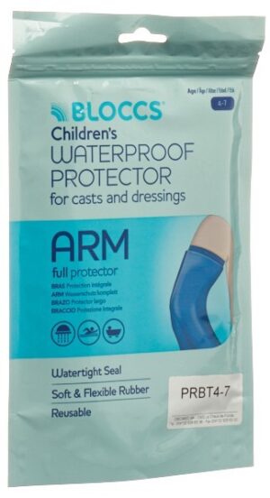 BLOCCS Bad Dusch Wasserschutz Arm 17-28/51cm Kind