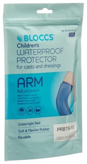 BLOCCS Bad Dusch Wasserschutz Arm 20-33/53cm Kind
