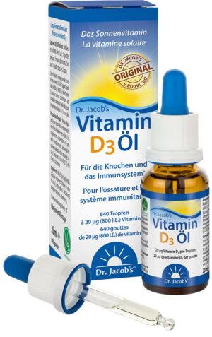 DR. JACOB'S Vitamin D3 Öl Tropfen 800 Pip Fl 20 ml