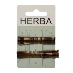 HERBA Klemme 6+6.5cm braun                  12 Stk