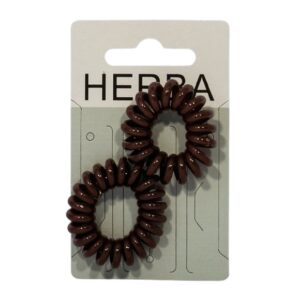 HERBA Haarbinder 3.8cm braun                 2 Stk