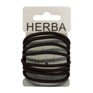 HERBA Haarbinder 5cm braun                   8 Stk