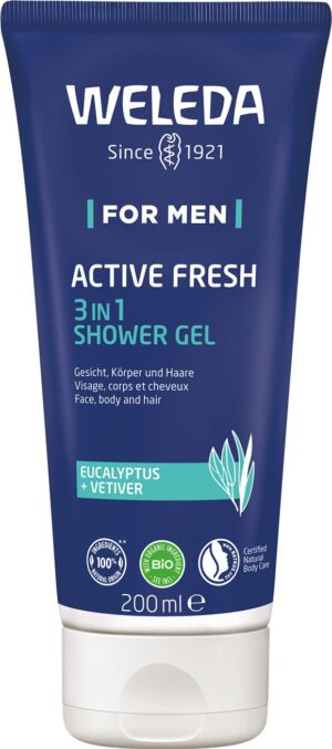 WELEDA FOR MEN Duschgel Aktiv Tb 200 ml