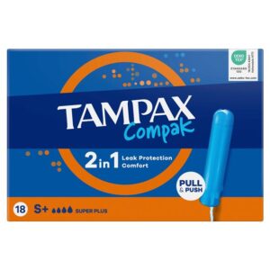 TAMPAX Tampons Compak Super Plus Karton 18 Stk