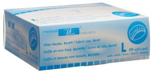 ZVG Vlieshauben L weiss 100 Stk