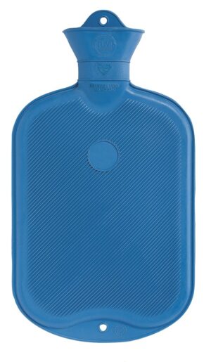 SANGER Wärmflasche 2l Lamelle 1seitig blau
