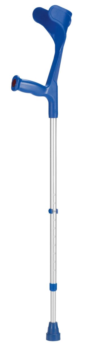 OSSENBERG Krücke alu/blau Hartgriff 140kg   1 Paar