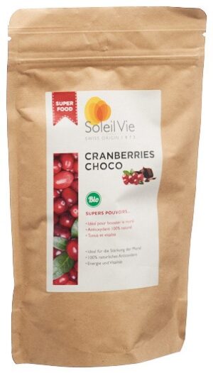 SOLEIL VIE Cranberries Choco Bio             110 g