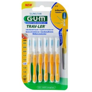 GUM Trav-Ler 1.3mm ISO4 con gelb             6 Stk