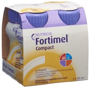 FORTIMEL Compact 2.4 kcal Banane 4 Fl 125 ml