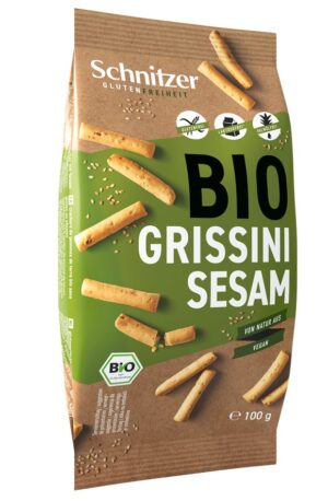 SCHNITZER Bio Grissini Sesam glutenfrei      100 g