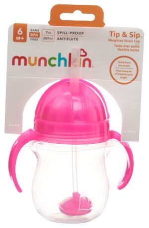 MUNCHKIN Trinkhalm Any Angle 207ml 6M+ Click-Lock