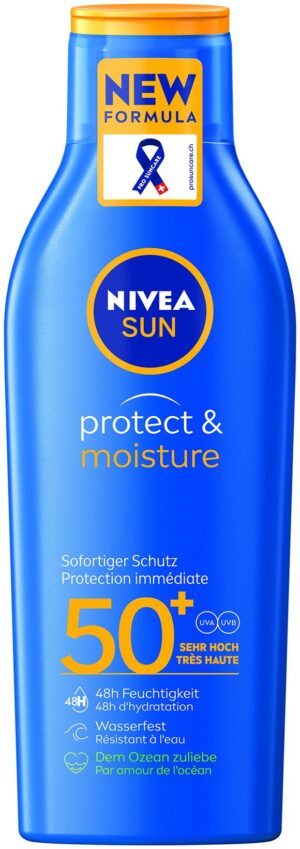 NIVEA Sun P&M Milch pflegend LSF50+ 200 ml