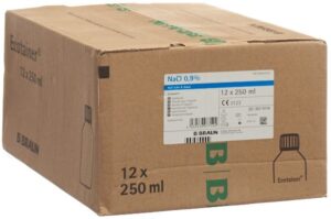 NACL Braun 0.900 % 250ml West Ecotainer 12 Stk