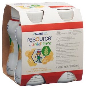 RESOURCE Junior Fibre Vanille          4 Fl 200 ml