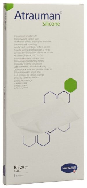 ATRAUMAN Silicone 10x20cm steril 5 Stk