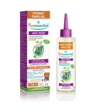 PURESSENTIEL Anti-Läuse Lotion mit Kamm 200 ml