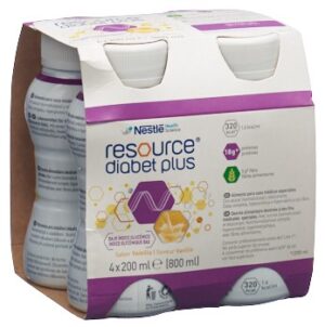 RESOURCE Diabet Plus Vanille           4 Fl 200 ml